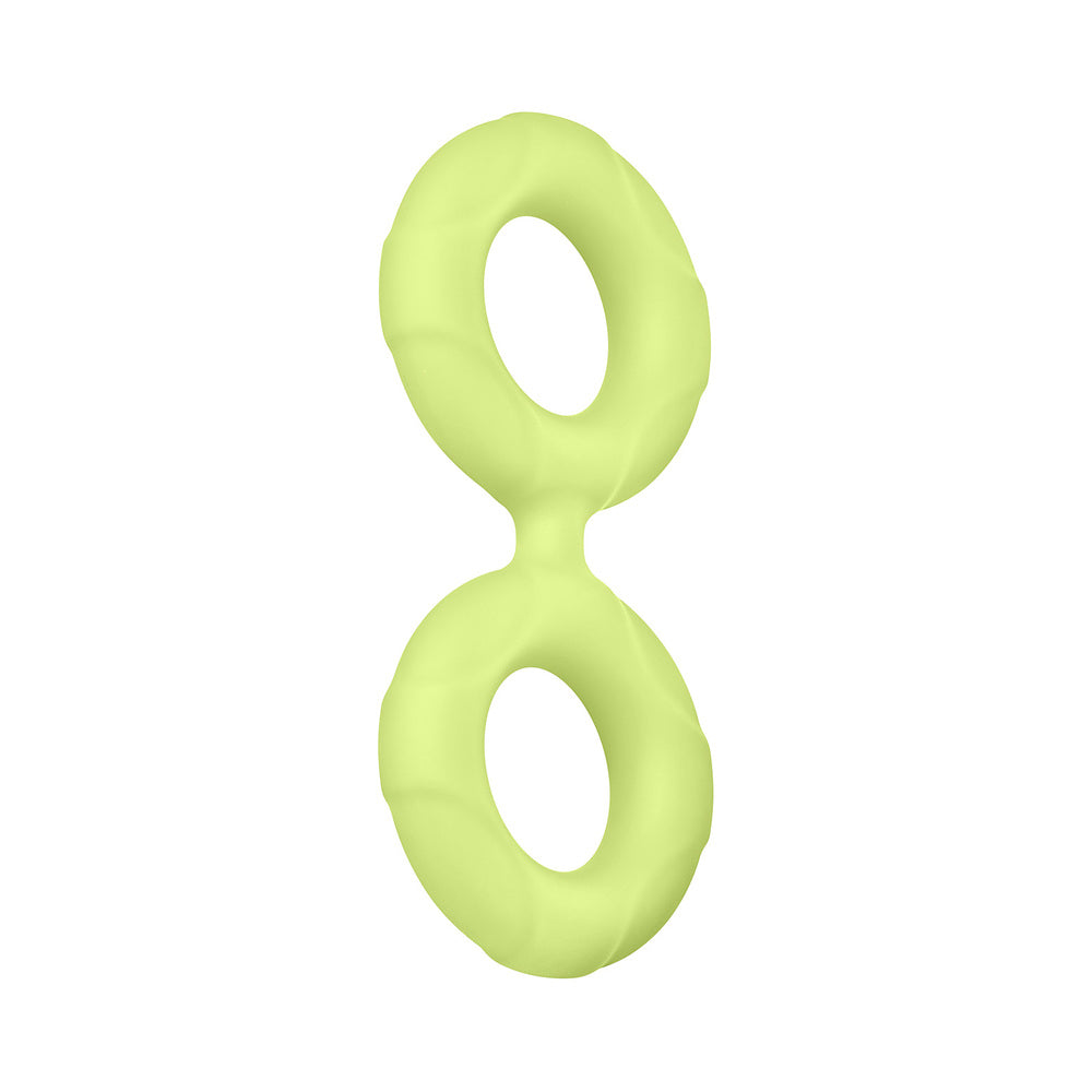 Forto F-81: Double Ring Liquid Silicone 44 Mm Glow-In-The-Dark