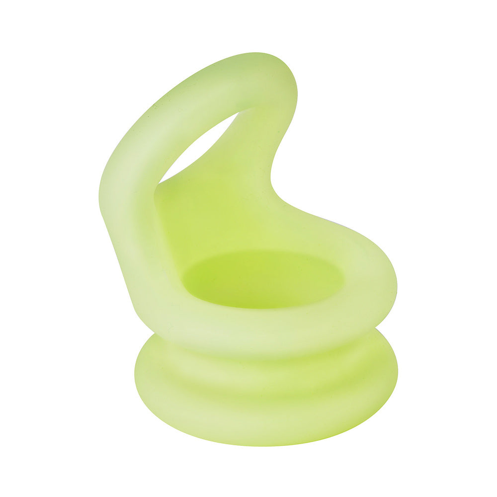 Forto F-20: Balls Stretcher Liquid Silicone 50/67 Mm Glow-In-The-Dark