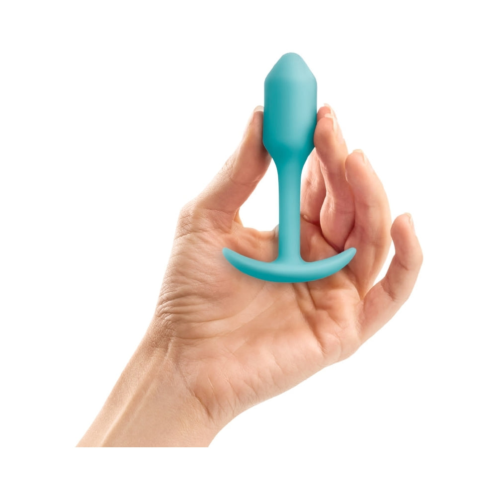 B-Vibe Weighted Snug Plug 1 - 55 G Mint