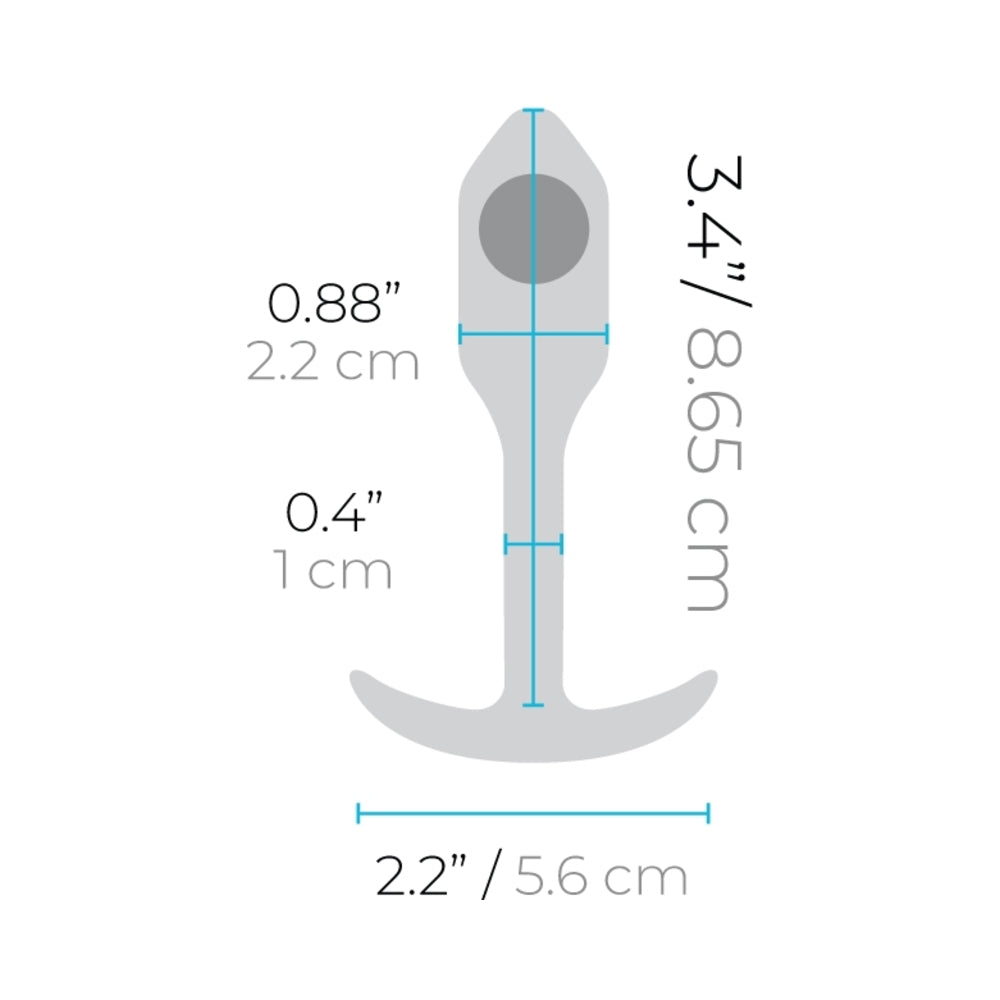 B-Vibe Weighted Snug Plug 1 - 55 G Mint