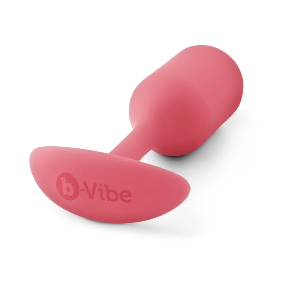 B-Vibe Weighted Snug Plug 2 - 114 G Coral