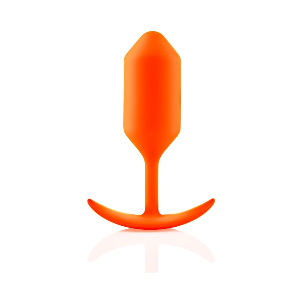 B-Vibe Weighted Snug Plug 3 - 180 G Orange