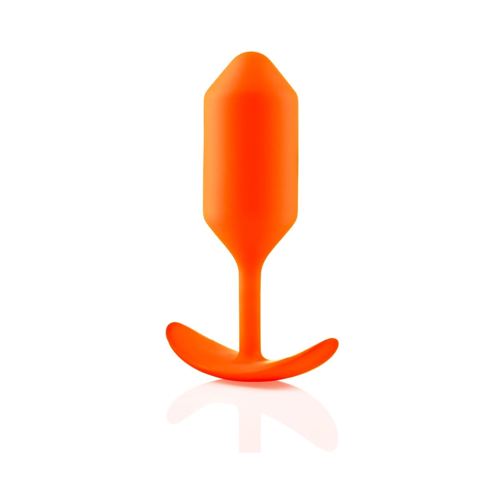 B-Vibe Weighted Snug Plug 3 - 180 G Orange