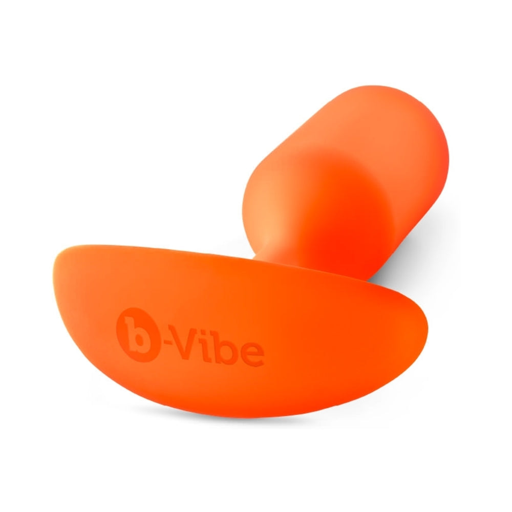 B-Vibe Weighted Snug Plug 3 - 180 G Orange