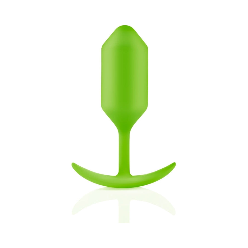 B-Vibe Weighted Snug Plug 3 - 180 G Lime