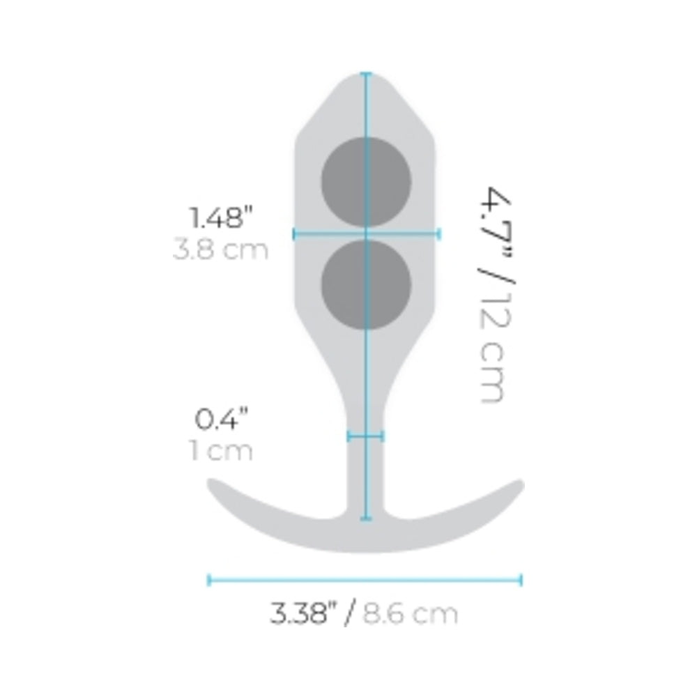 B-Vibe Weighted Snug Plug 3 - 180 G Lime