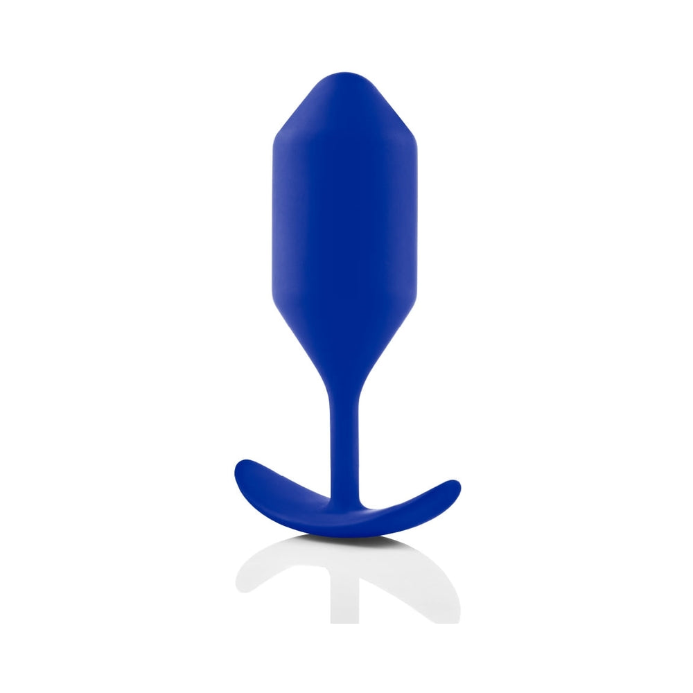 B-Vibe Weighted Snug Plug 4 - 257 G Navy