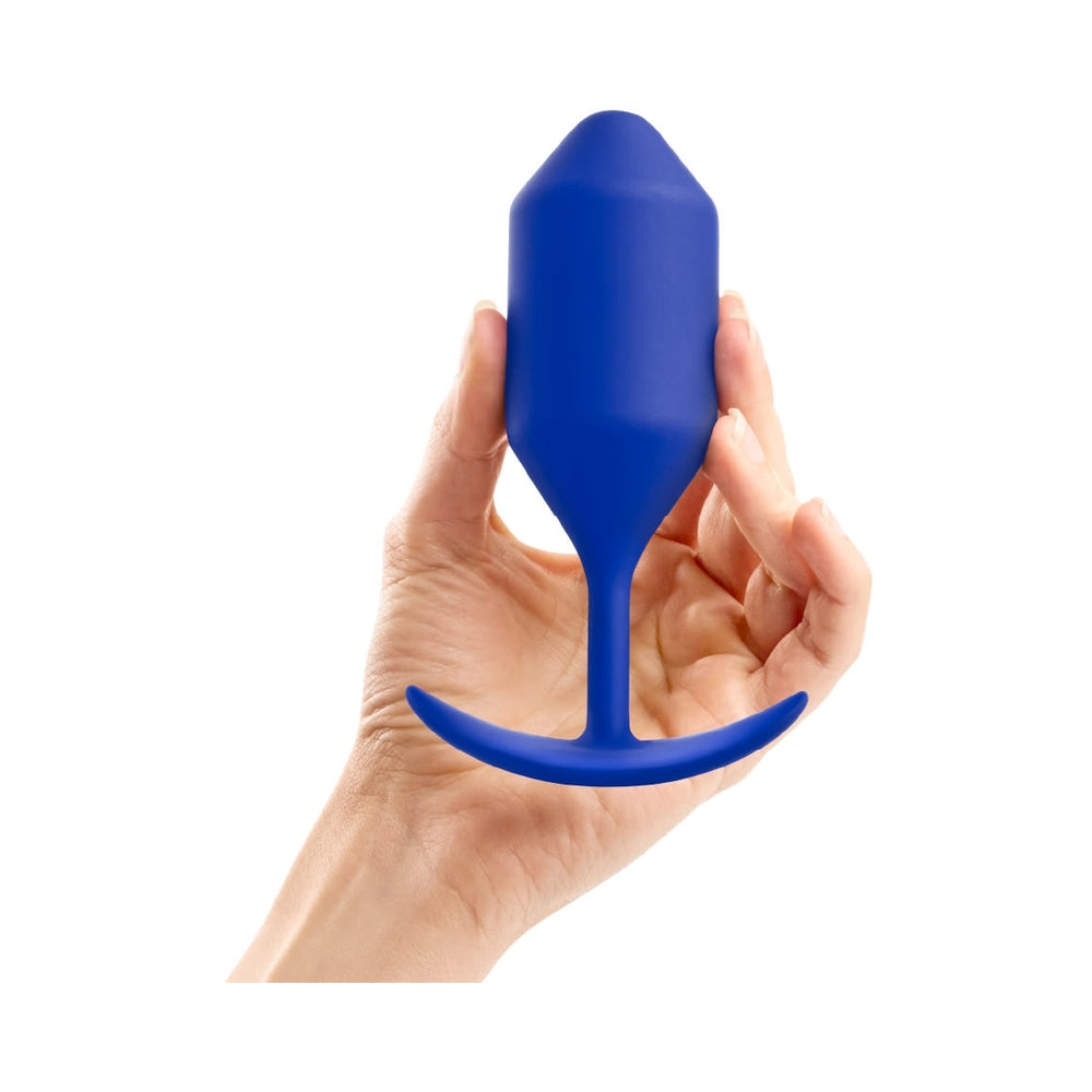 B-Vibe Weighted Snug Plug 4 - 257 G Navy