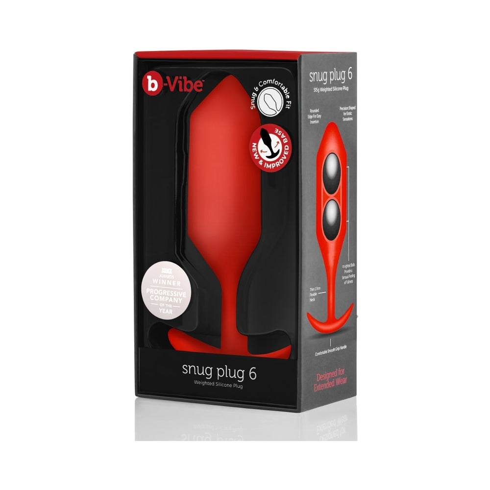 B Vibe Snug Plug 6 Red