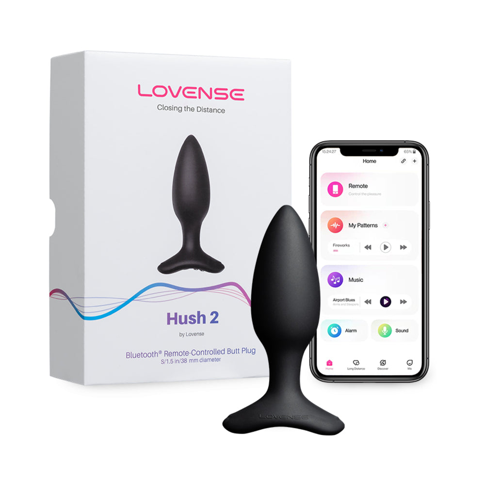 Lovense Hush 2 Butt Plug 1.5 In.