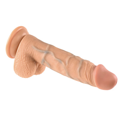 Evolved Realistic Dildo With Balls 8 In. Light