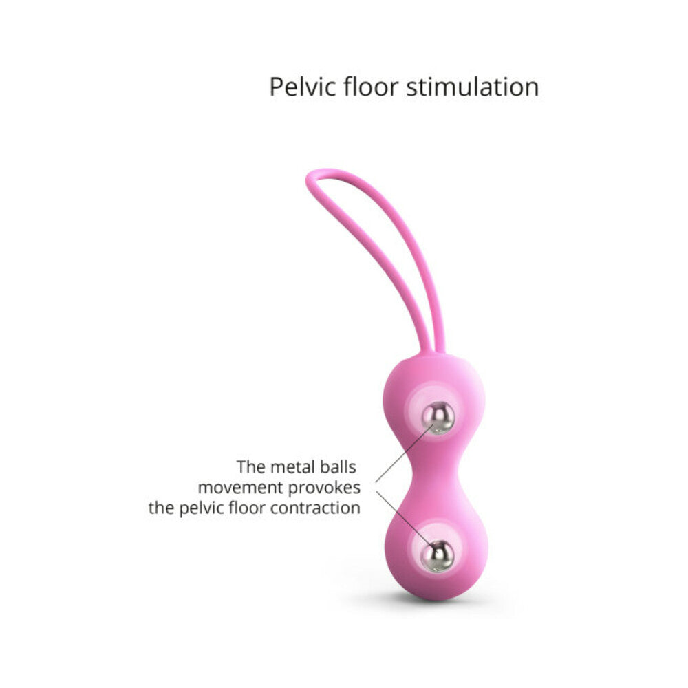 Love To Love Joia Silicone Kegel Balls Pink Passion