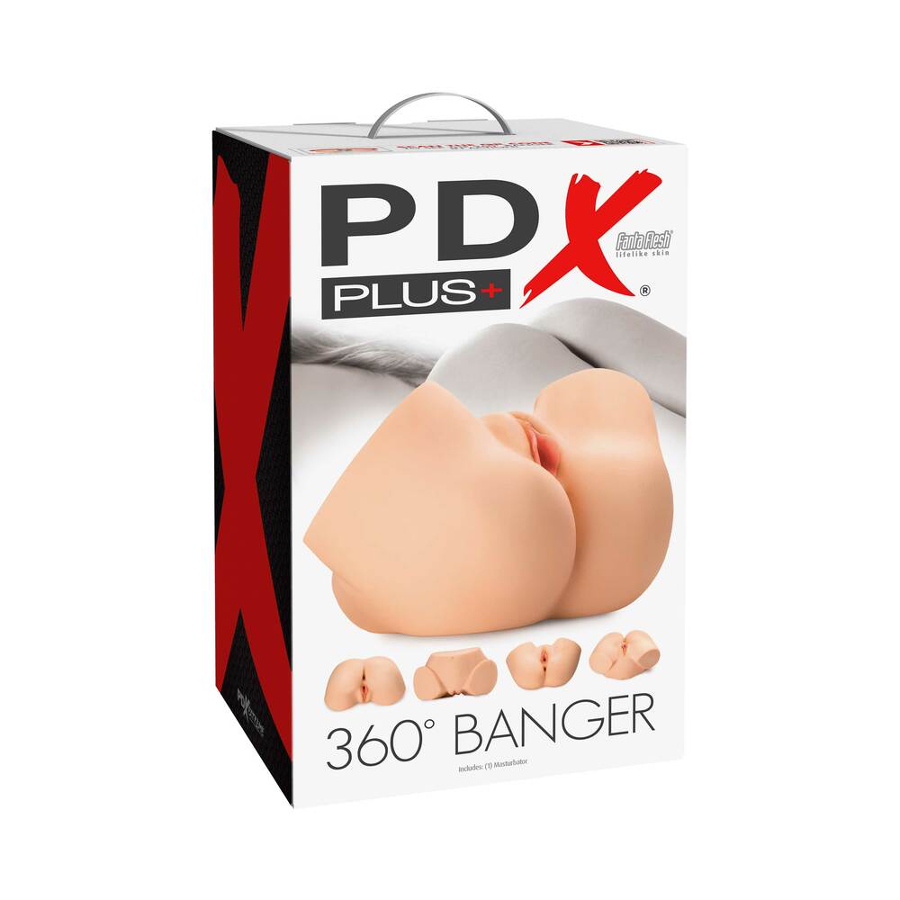 Pdx Plus 360 Banger Life-Size Masturbator Light