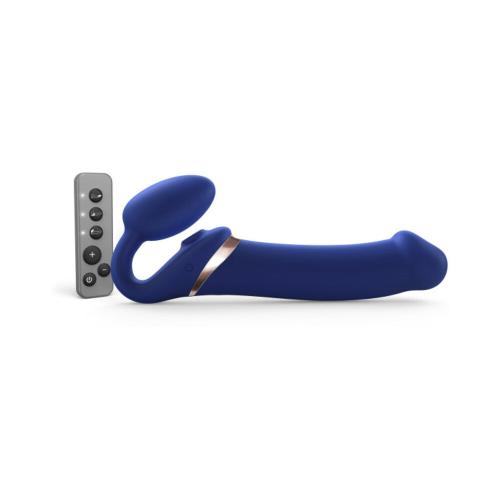 Strap-On-Me Multi Orgasm Bendable Strap-On Xl Night Blue