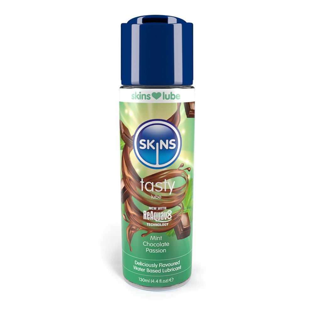 Skins Mint Chocolate Water-Based Lubricant 4.4 Oz.