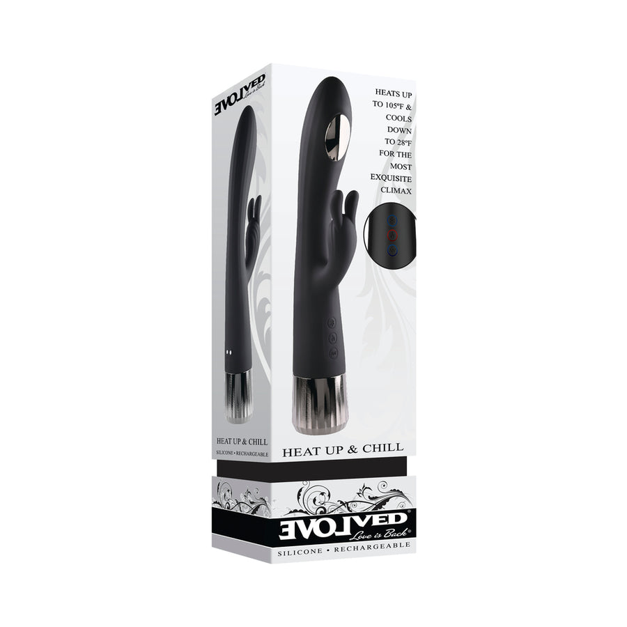 Evolved Heat Up &amp; Chill G-Spot Rabbit - Black