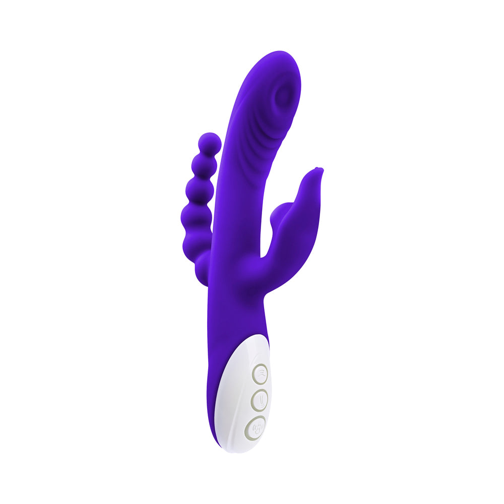 Evolved Lick Me Triple Stim Vibe - Purple