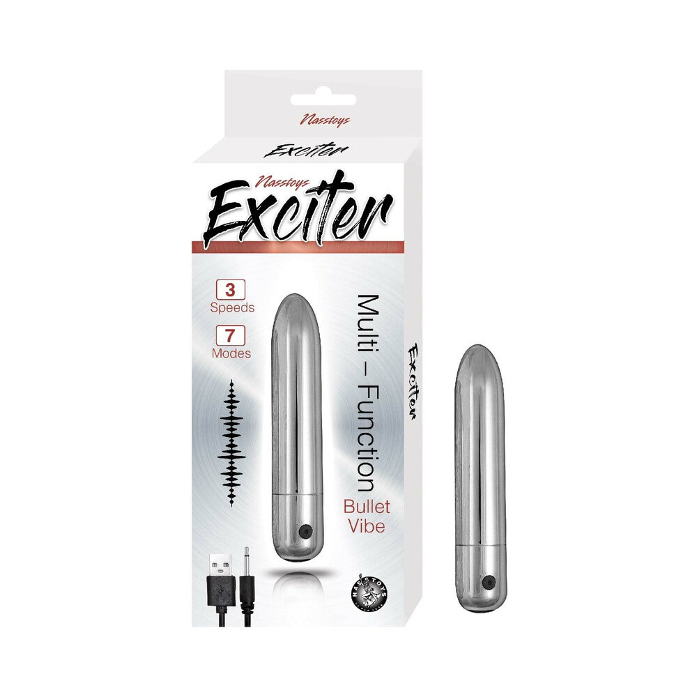 Exciter Multi Function Bullet Vibe Silve