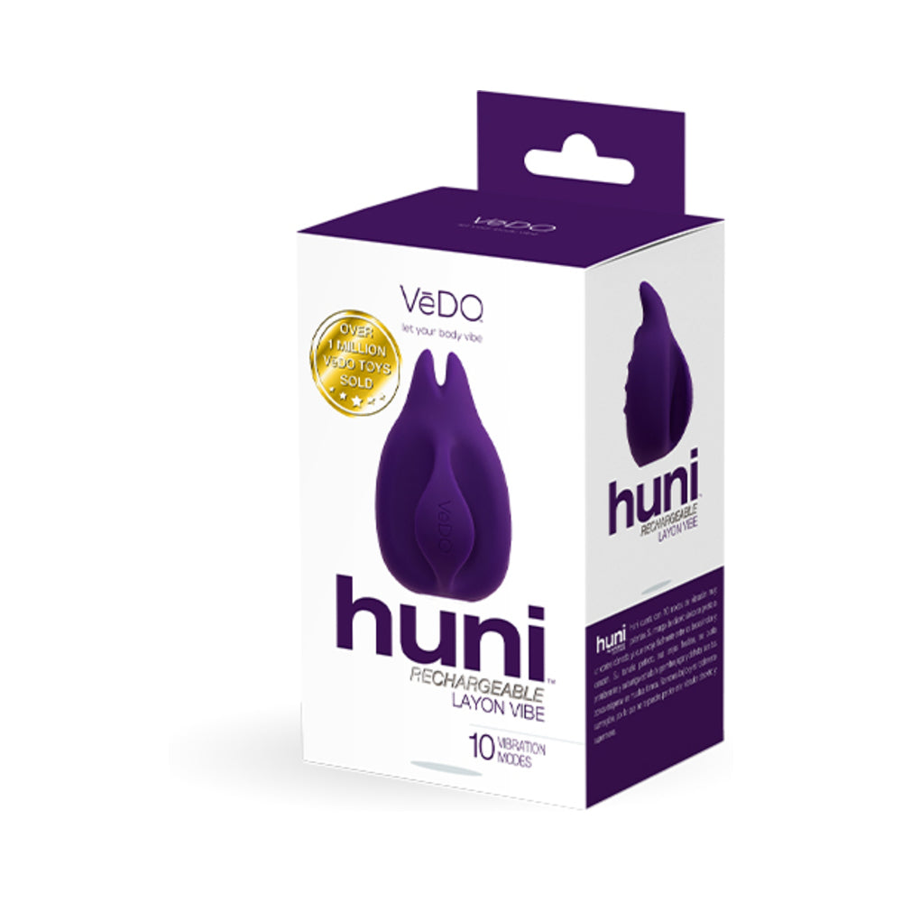 Vedo Huni Rechargeable Finger Vibe Deep Purple