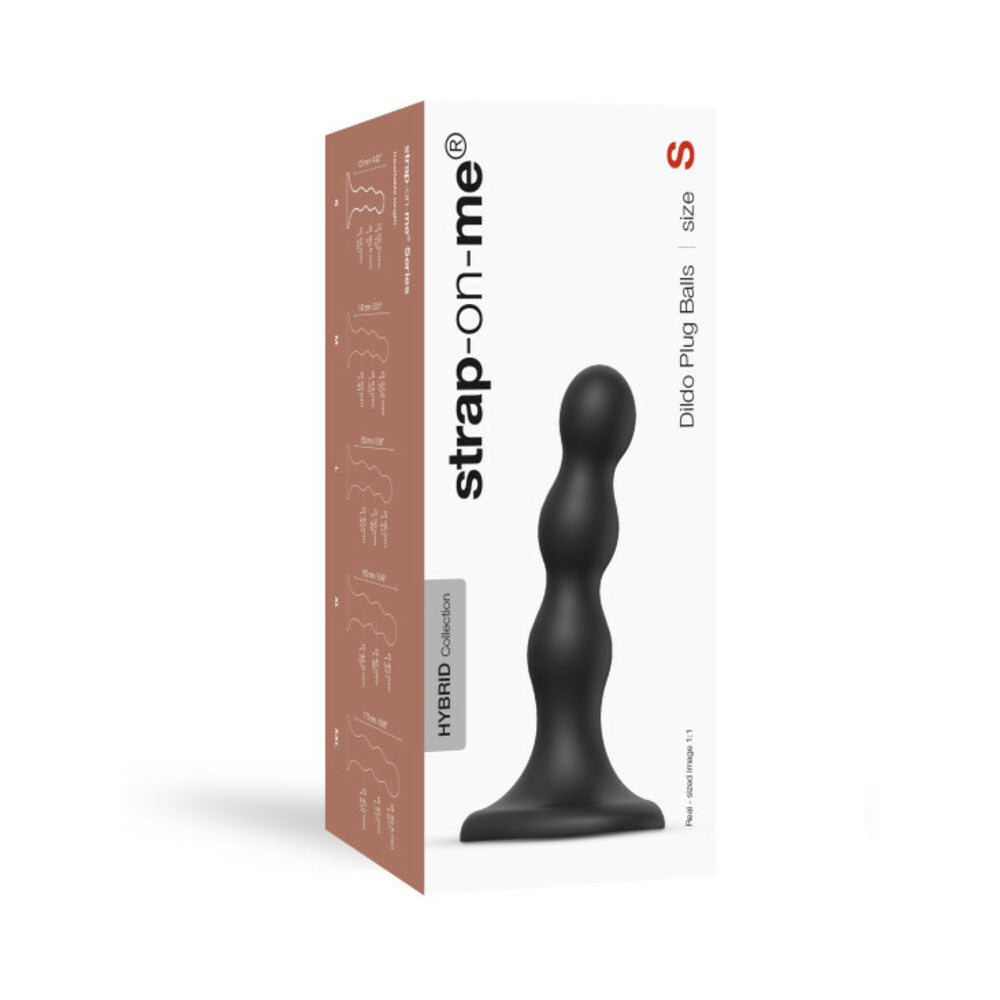 Strap-On-Me Dildo Plug Balls S Black