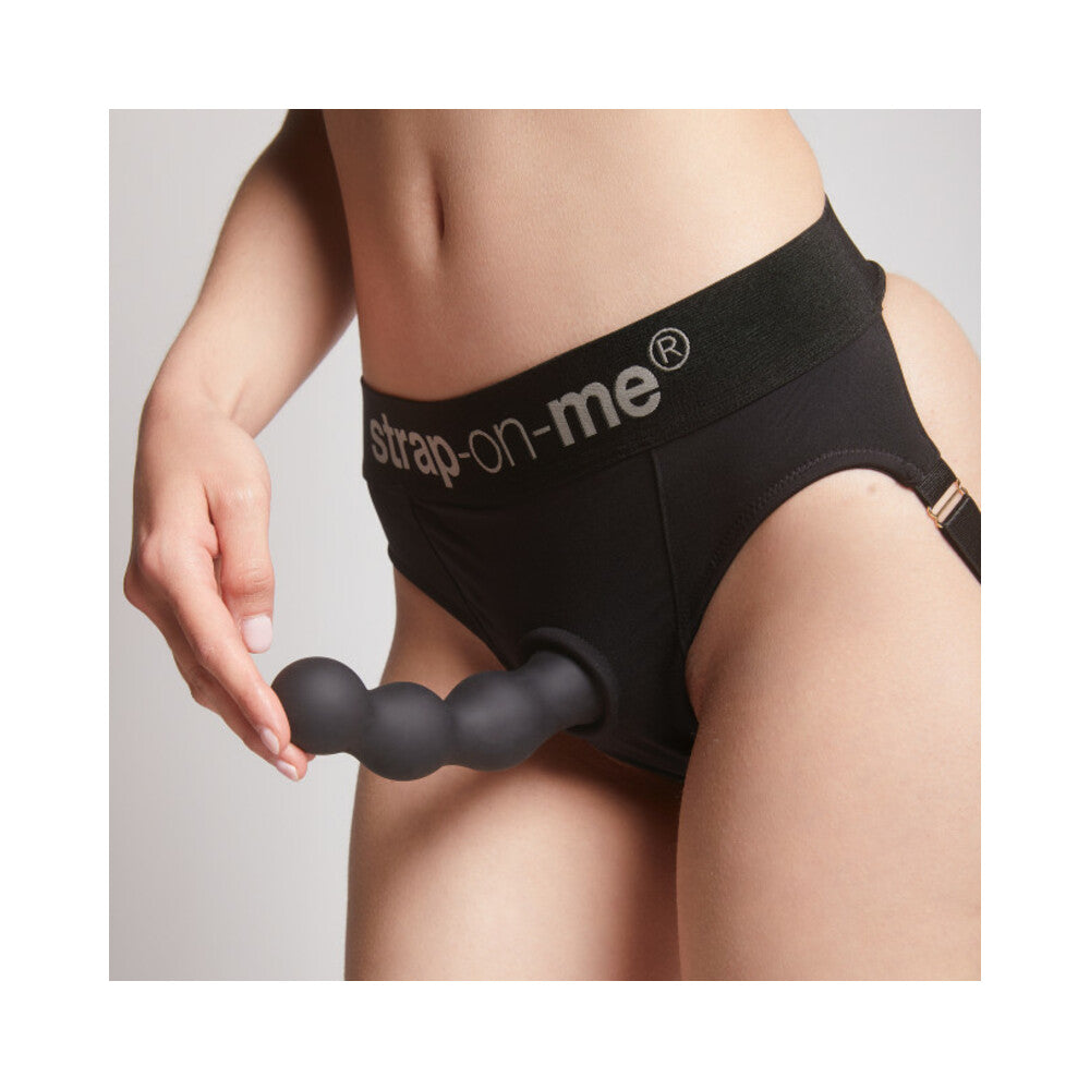 Strap-On-Me Dildo Plug Balls Xl Black