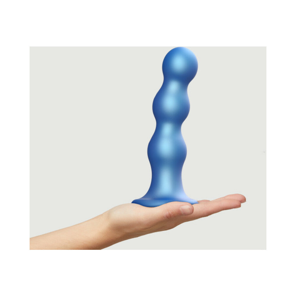 Strap-On-Me Dildo Plug Balls Xl Metallic Blue