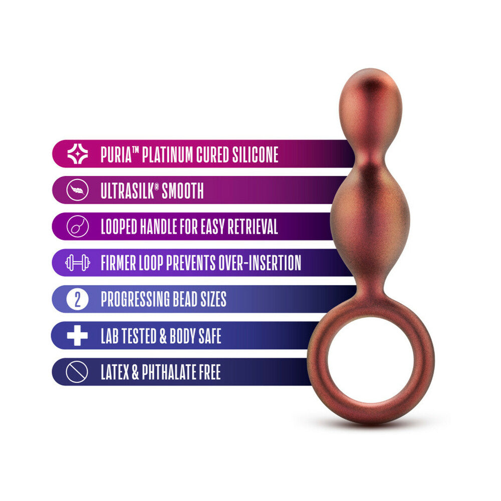 Anal Adventures Matrix Duo Loop Plug Copper