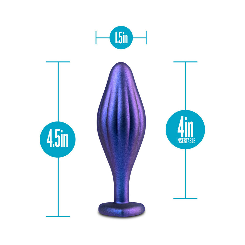 Anal Adventures Matrix Wavy Bling Plug Sapphire