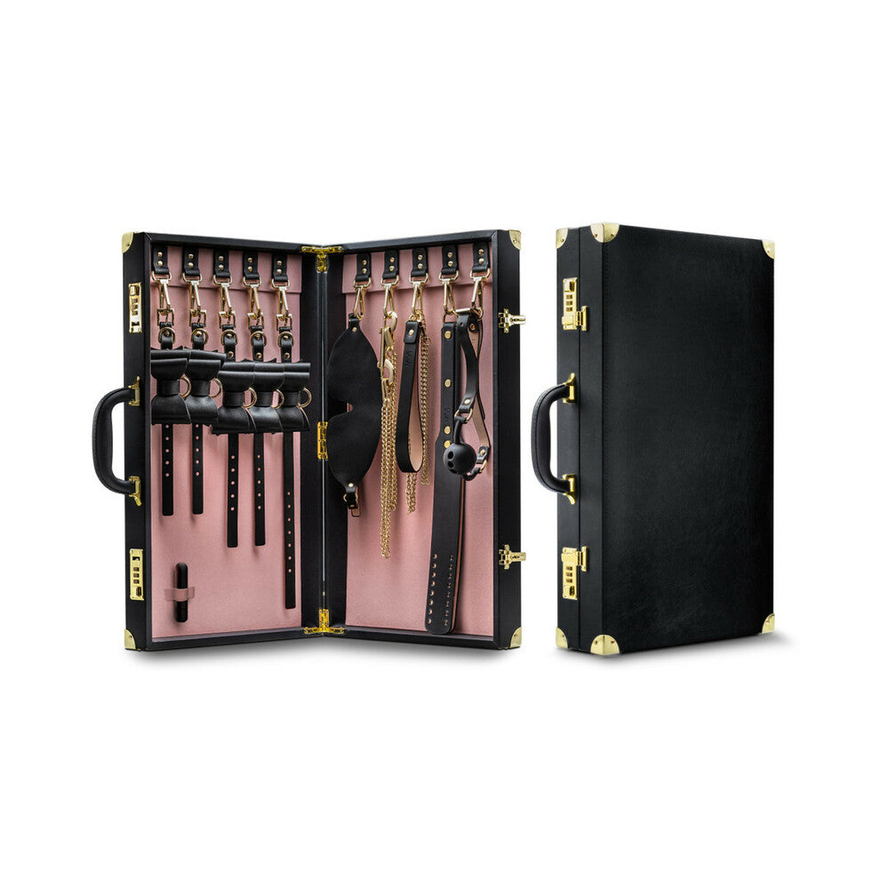 Blush Temptasia Safe Word Bondage Kit W/Suitcase - Black