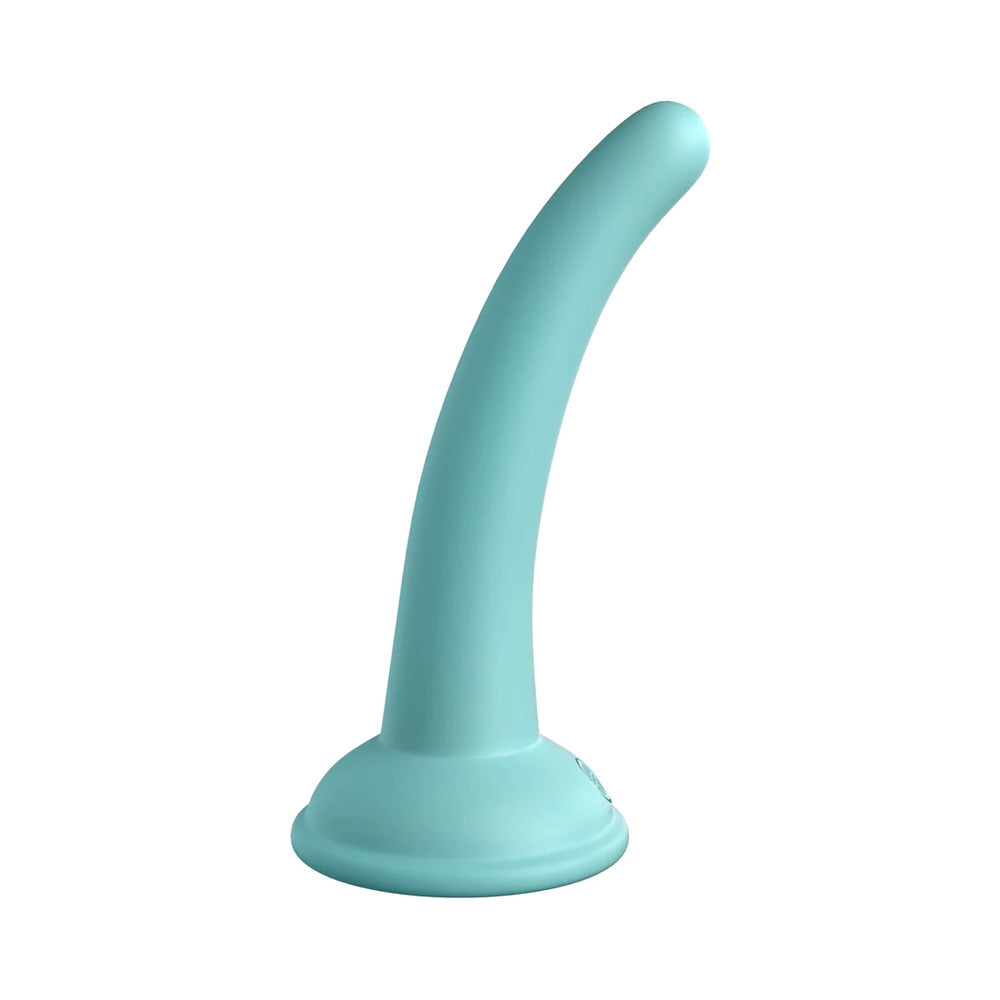 Dillio Platinum Curious Five Silicone Dildo 5 In. Teal