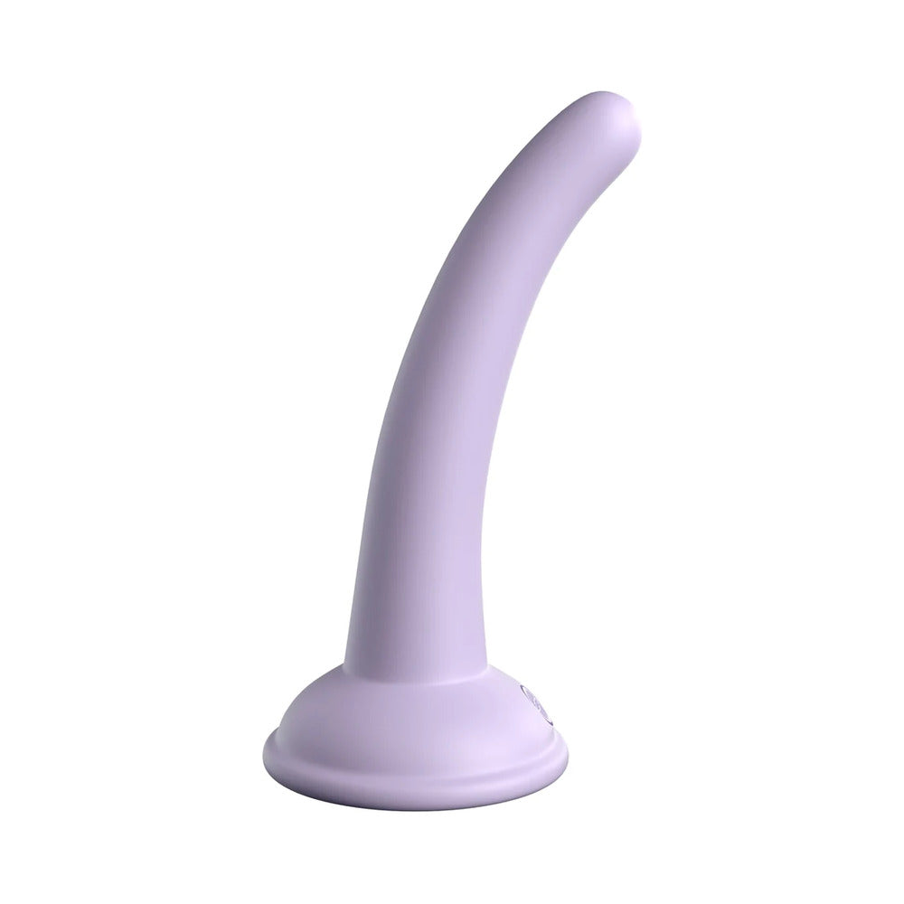 Dillio Platinum Curious Five Silicone Dildo 5 In. Purple