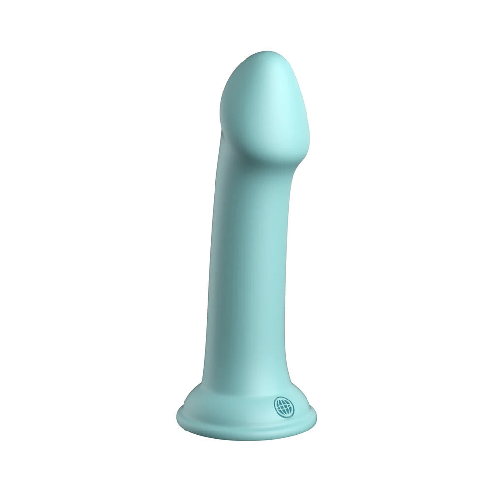 Dillio Platinum Big Hero Silicone Dildo 6 In. Teal