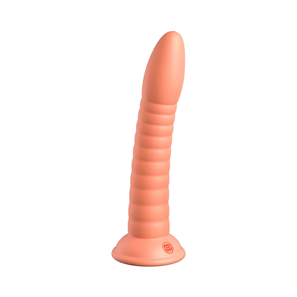 Dillio Platinum Wild Thing Silicone Dildo 7 In. Peach