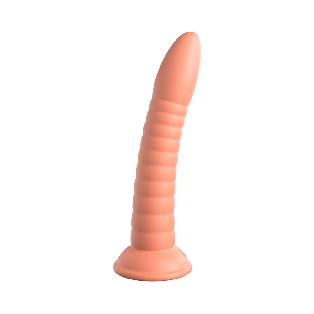 Dillio Platinum Wild Thing Silicone Dildo 7 In. Peach