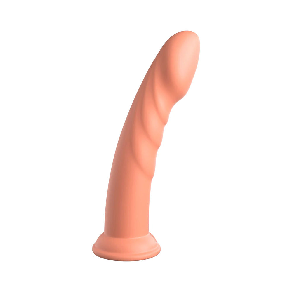 Dillio Platinum Super Eight Silicone Dildo 8 In. Peach