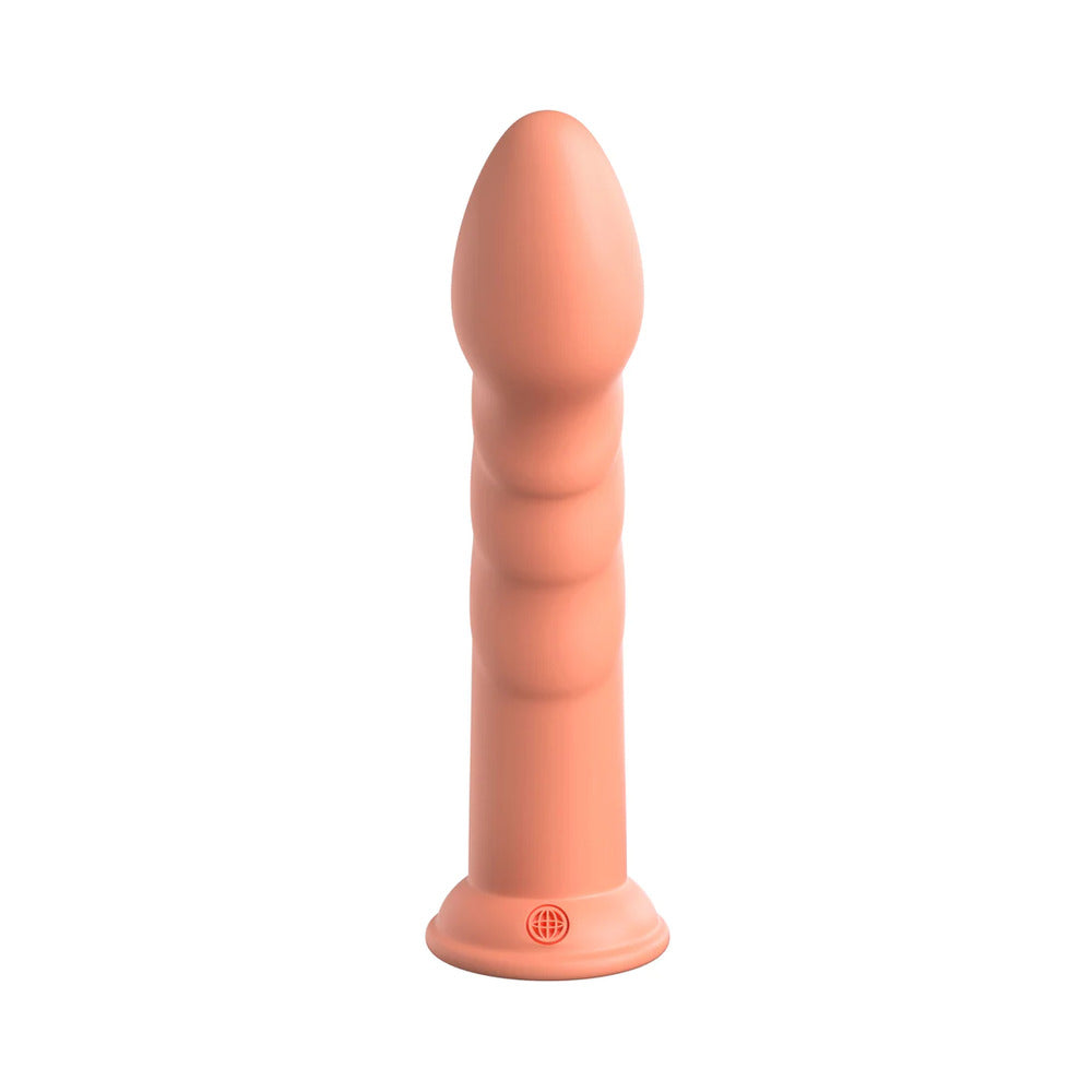 Dillio Platinum Super Eight Silicone Dildo 8 In. Peach