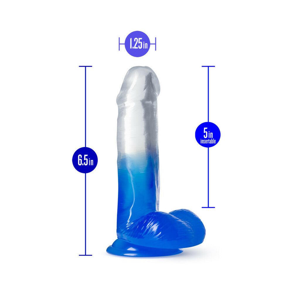 B Yours Stella Blue Dildo 6 In. Blue