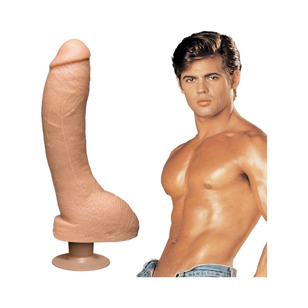 Jeff Stryker Realistic Vibrating Cock Beige Dildo