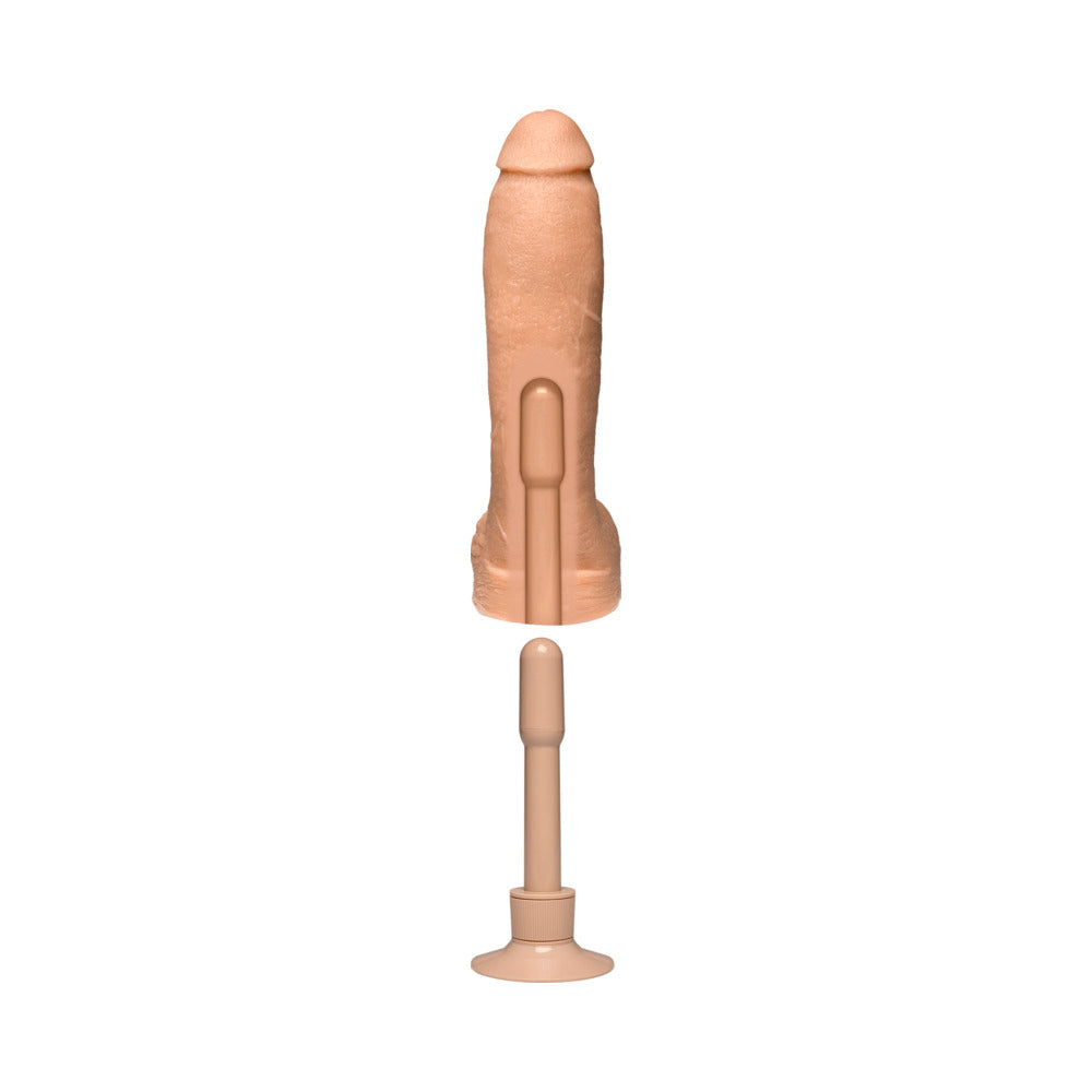 Jeff Stryker Realistic Vibrating Cock Beige Dildo