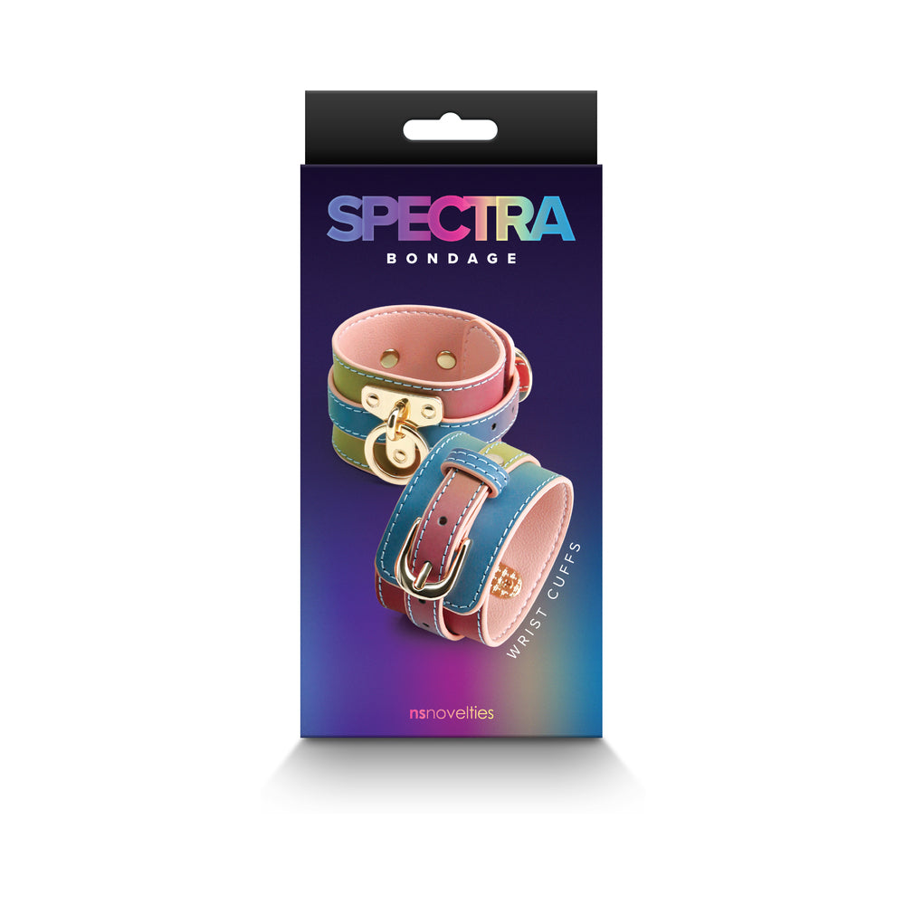 Spectra Bondage Wrist Cuff Rainbow