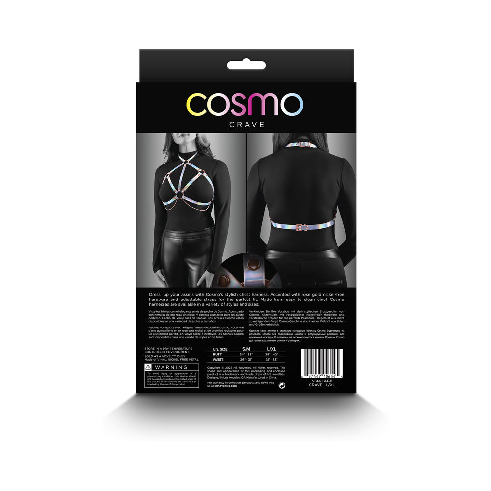 Cosmo Harness Crave - S/M Rainbow