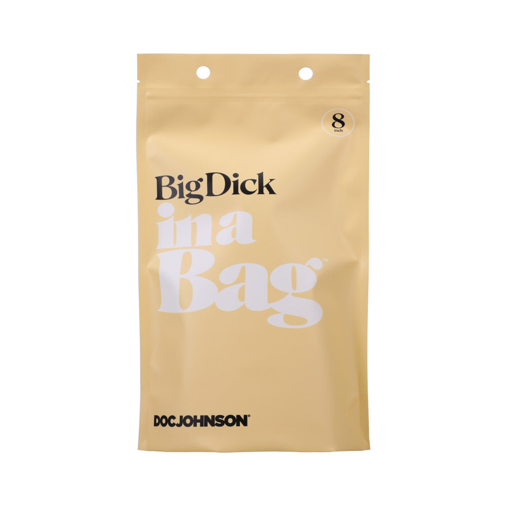 In A Bag Big Dick 8In Clear