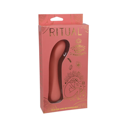 Ritual Zen Rechargeable Silicone G-Spot Vibe Coral