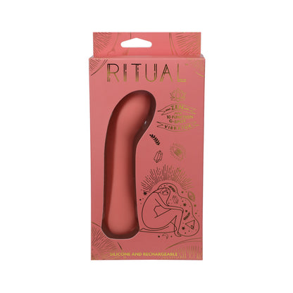 Ritual Zen Rechargeable Silicone G-Spot Vibe Coral