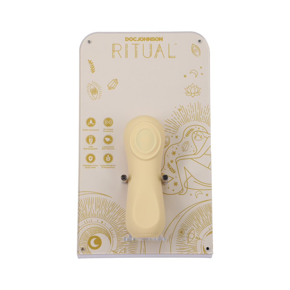 Ritual Sol Rechargeable Silicone Pulsating Vibe Yellow