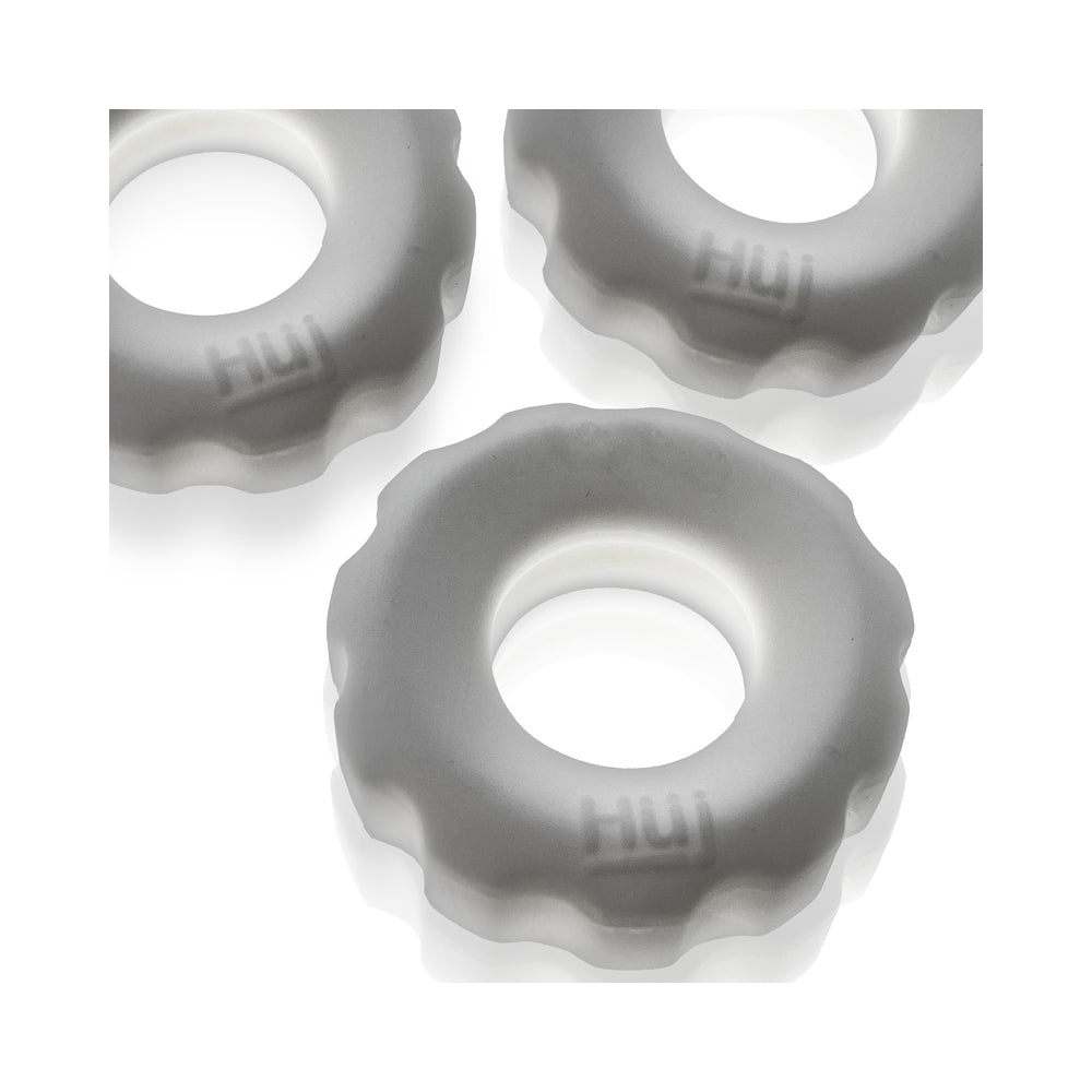 Hunkyjunk Superhuj 3-Pack Cockrings White Ice