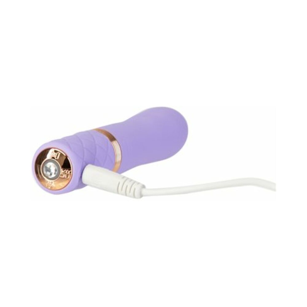 Pillow Talk Special Edition Flirty Mini Massager With Swarovski Crystal Purple