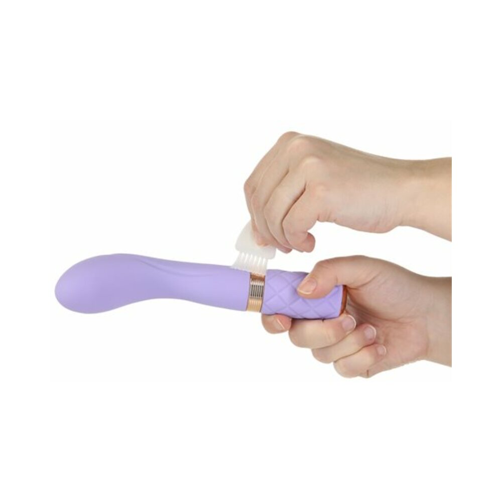 Pillow Talk Special Edition Sassy G-Spot Massager With Swarovski Crystal Purple