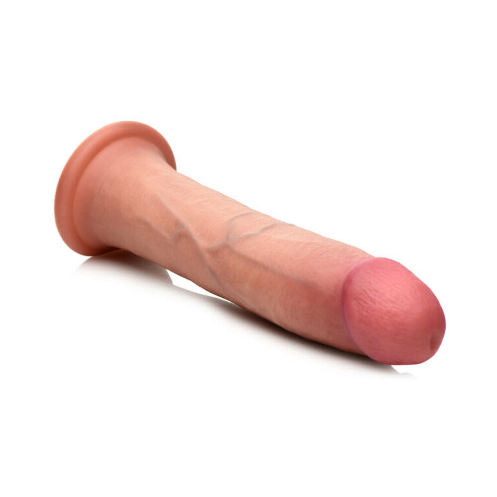 Jock Dual Density Silicone Dildo 8In Light