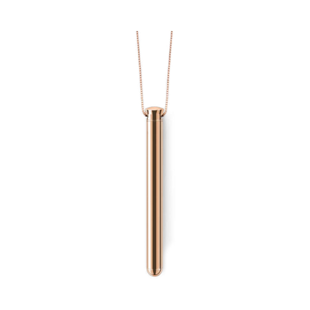 Le Wand Vibrating Necklace Rose Gold